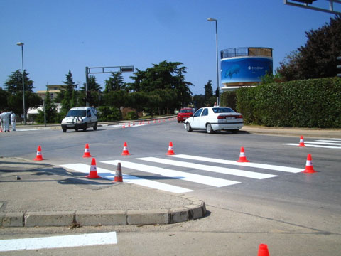 Obnova horizontalne signalizacije na prometnicama u gradu