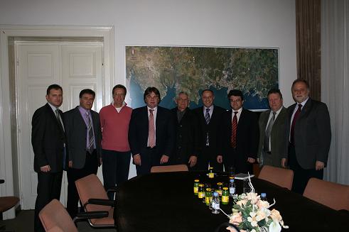 Delegacija Vijeća albanske nacionalne manjine Grada Poreča u posjetu predstavnicima Grada  i županije