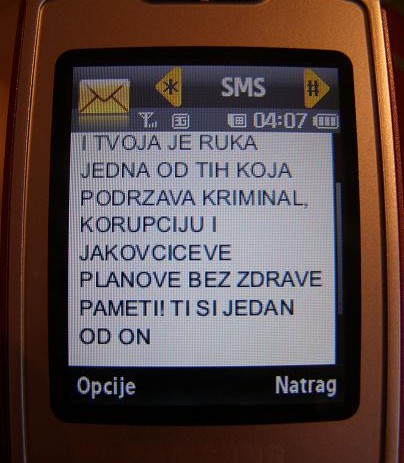 SMS-om PROTIV IDS-a