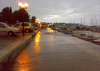 Panorama porečke marine jučer u 18:30