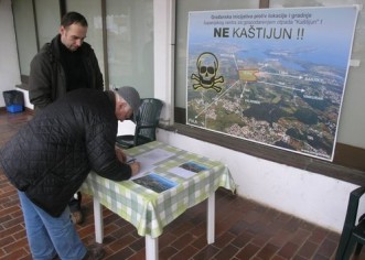 Kaštijun – Preko tisuću potpisa protiv kuge XXI stoljeća