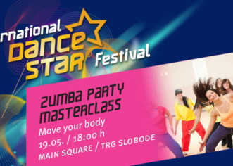 ESDU: Večeras u 18h na Trgu slobode ZUMBA PARTY MASTERCLASS!