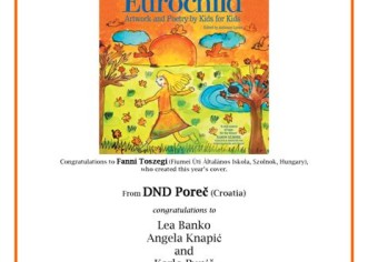 Radovi Lee Banko, Angele Knapić i Karla Puniša uvršteni u zbornik dječjih likovnih radova i poezije EUROCHILD 2011