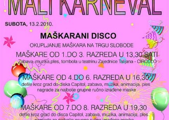 Maškarani Disco u subotu, 13. veljače