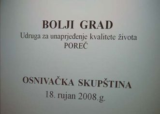 Osnovana udruga građana "Bolji grad"