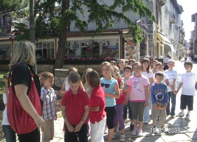 Poreč,  sat povijesti, turisti i naša djeca