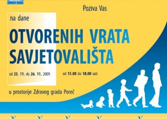 Otvorena vrata savjetovališta Zdravog grada Poreč