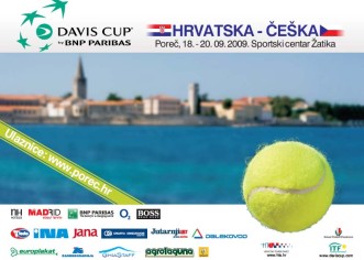 Poreč – Davis cup:  jumbo plakati diljem Hrvatske