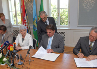 Jadranka Kosor u Poreču: Potpisan sporazum o gradnji bolnice