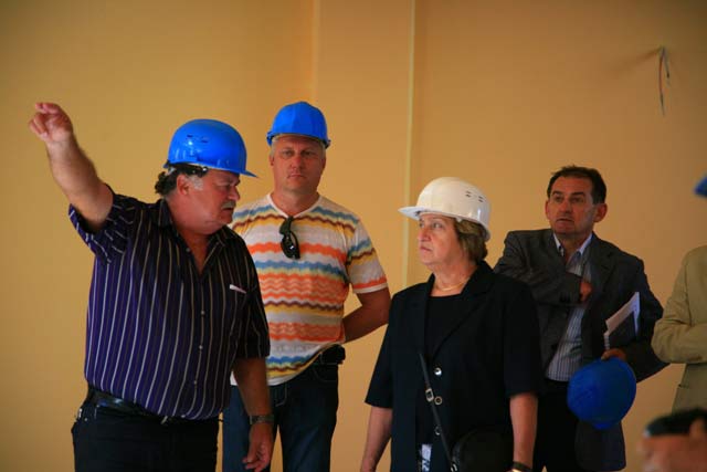Ministrica Dropulić posjetila gradilište sportske dvorane u Poreču