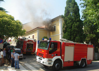 Požar u trafostanici u centru Poreča