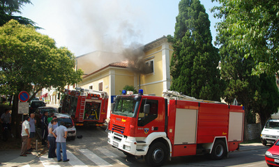 Požar u trafostanici u centru Poreča
