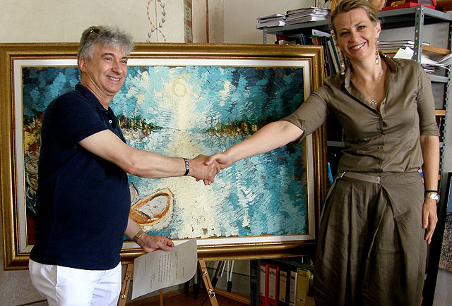 Talijanski umjetnik Luigi Masin donirao sliku Zavičajnom muzeju Poreštine