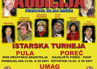Kazališna predstava "Audicija" u četvrtak, 16. veljače u gradskom kazalištu