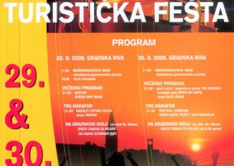 Objavljen program porečke "turističke fešte" Poreč 24 sata 29.8. i 30.8.2008.