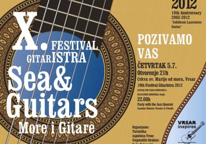 U četvrtak, 5. srpnja, kreće deseto izdanje festivala "More i gitare" u Vrsaru