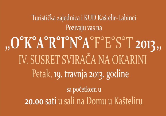 OKARINAFEST 2013 u Kašteliru