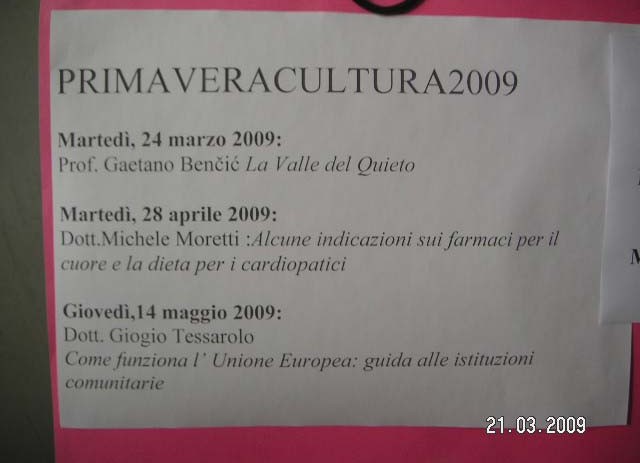 " La valle del Quieto " profesora Gaetana Benčića