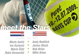 Bravo – turisti dobili informaciju iz prve ruke, u Poreču se igra Davis cup susret: Hrvatska – USA
