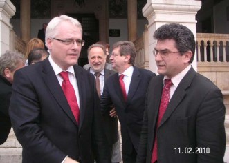 Novoizabrani Predsjednik Republike Hrvatske dr. sc. Ivo Josipović u Poreču