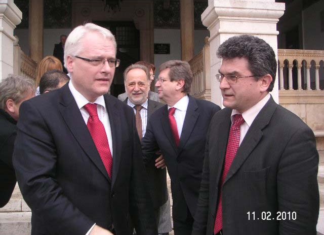Novoizabrani Predsjednik Republike Hrvatske dr. sc. Ivo Josipović u Poreču