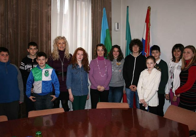 Učenike odjela harmonike Osnovne glazbene škole „Slavko Zlatić“ primila zamjenica gradonačelnika Nadia Štifanić Dobrilović