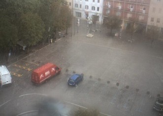 Snažno nevrijeme na Pazinštini i Ćićariji, grom izazvao požar kod Vodica