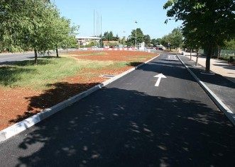 Zvršeni radovi na izradi autobusnog okretišta na parkiralištu kod Osnovne škole Poreč