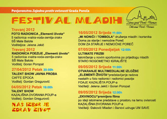 Mladi grada Poreča provode projekt Festival mladih