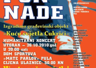 U utorak, 26. listopada, veliki humanitarni koncert "Život pun nade"