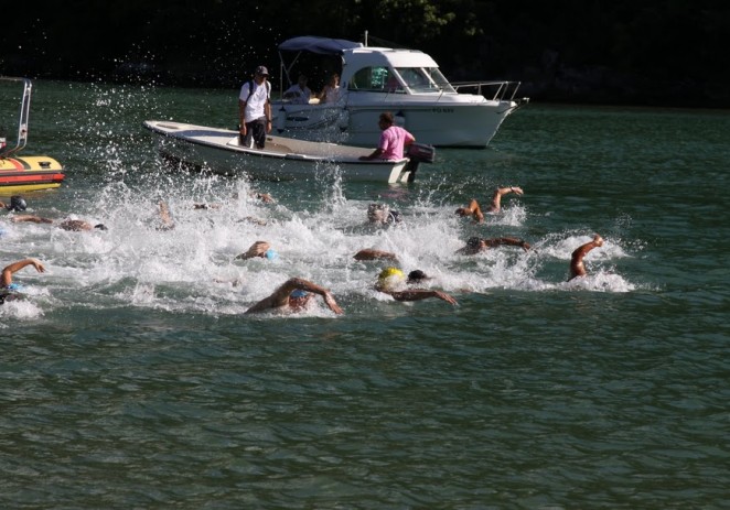 U sklopu Lovrečeve održan i tradicionalni plivački maraton u Limskom kanalu