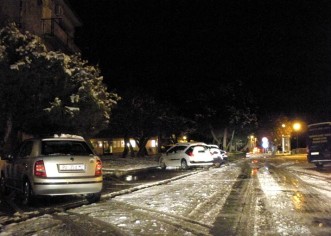 Nakon orkanske bure, snijeg pokrio najzapadnije dijelove Istre