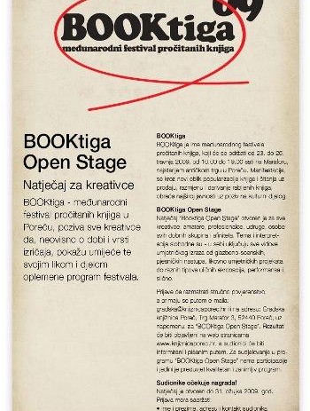 Booktiga open stage