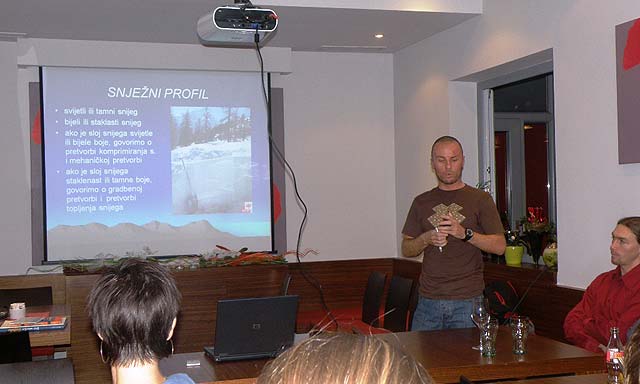 Održano je otvoreno predavanje "O snijegu, lavinama i spašavanju u lavinama"