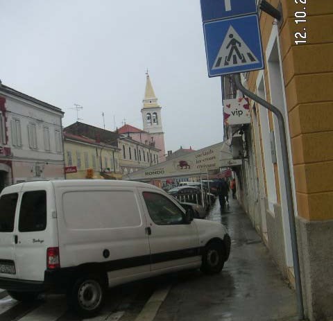 Parking show na kiši