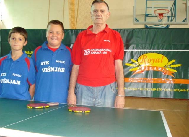 Stolni tenis: na pripreme talentiranih stolnotenisača pozvani dvojica iz Višnjana