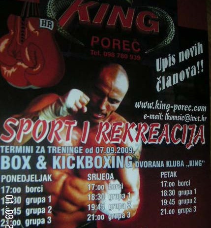 Upis novih članova u Thai kick box club King