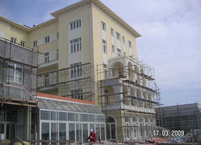 Rekonstrukcija ex hotela "Riviera"  pri kraju