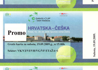 Dijelimo NAGRADNE ULAZNICE za DAVIS CUP