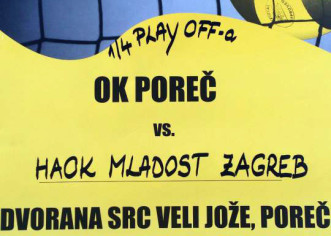 Odbojka: OK POREČ – HAOK MLADOST 30.03.2013. u 18:00 sati, Dvorana SRC Veli Jože