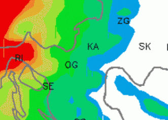 U noći i tokom sutrašnjeg dana moguće jače nevrijeme, raspored oborina bit će vrlo raznolik