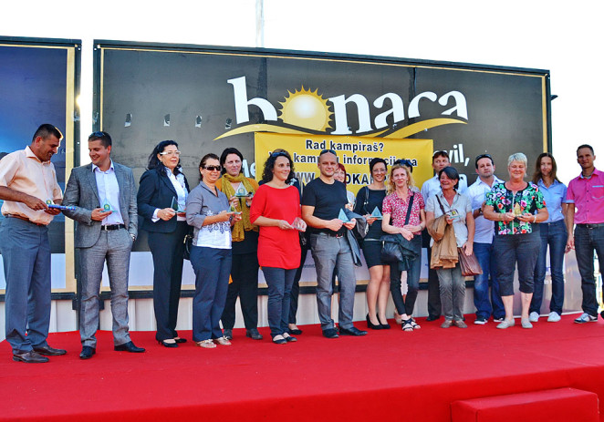 U Portorožu dodijeljene  nagrade “Naj kamp Adria 2013”: Kamp Lanterna osvojio 1. mjesto u kategoriji većih kampova u Istri