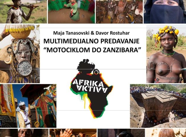 Multimedijalno predavanje Davora Rostuhara i Maje Tanasovski “Motociklom do Zanzibara” 19. rujna !