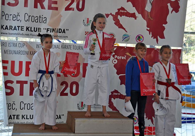 Uspjesi članova Karate kluba Finida na Eurocup-u Istre 2013