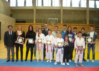 Karate: dodijeljenja priznanja najboljim sportašima za 2013. godinu