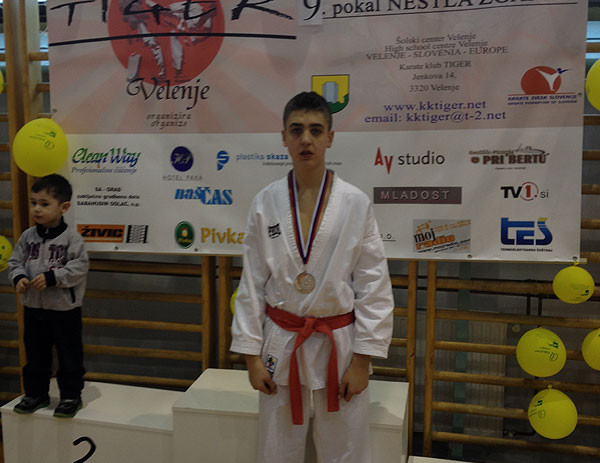 Karatista Finide, Belmin Kadrić osvojio srebro na karate turniru  u Velenju