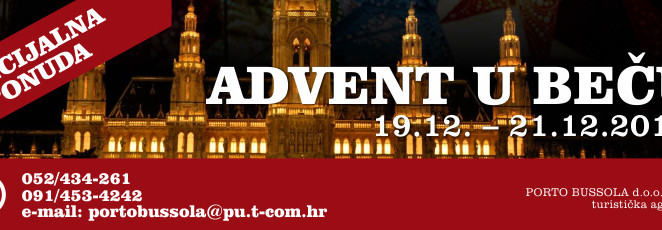 Advent u Beču sa Porto Bussolom i Lions clubom ! 19.12. do 21.12.2014.
