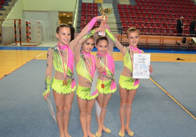 Porečke ritmičke gimnastičarke uspješno nastupile na 10.prvenstvu Hrvatske za grupne vježbe u Puli
