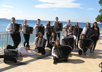 Harmonikaški orkestar Umjetničke škole Poreč osvojio prvu nagradu na Državnom natjecanju u Primoštenu
