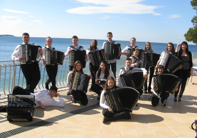Harmonikaški orkestar Umjetničke škole Poreč osvojio prvu nagradu na Državnom natjecanju u Primoštenu